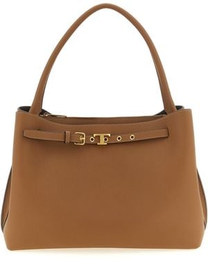 Tod's 'T Signature' Handbag - Brown