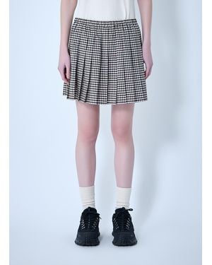 Moncler Pleated Mini Skirt - Gray