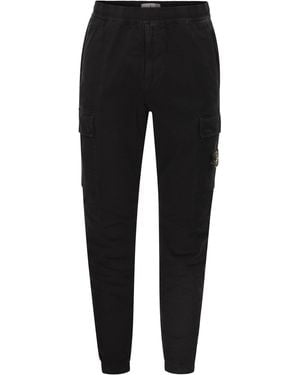 Stone Island Cargo Pants - Black