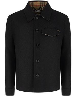 Burberry Clothing Jackets - Black