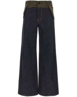 Sacai 'Denim Pants' Jeans - Blue