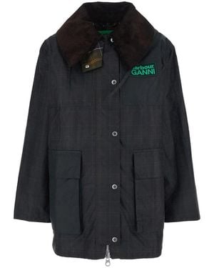 BARBOUR X GANNI Coats - Black