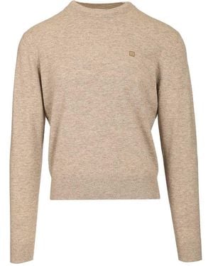 Acne Studios Crew Neck Sweater - Natural