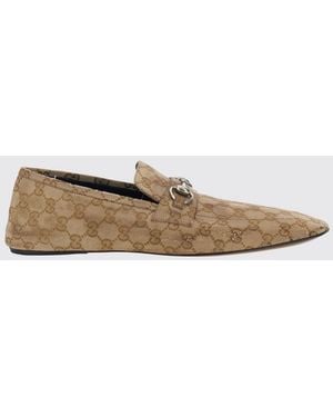 Gucci Loafers Sand - White