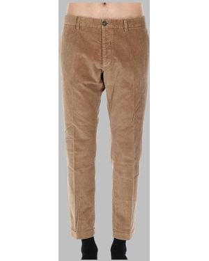 DSquared² Ribbed Velvet Pants - Natural