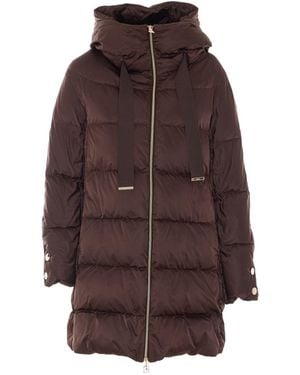 Herno A-Shape Down Jacket - Brown