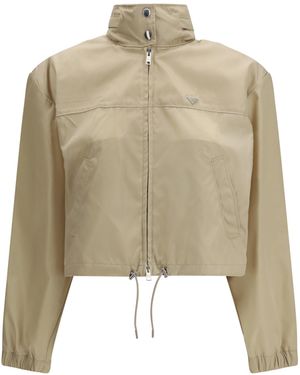 Prada Re-Nylon Jacket - Natural