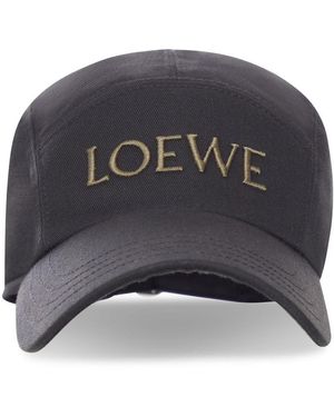 Loewe Cotton Camp Hat - Gray