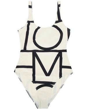 TOTEME Monogram Swimsuit - White