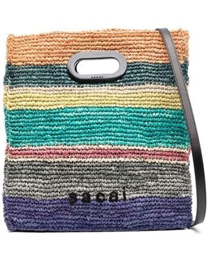Sacai Borsa Tote Medium - Multicolor