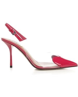 Alaïa Alaã¯A Le Cå“Ur Patent Leather Slingback - Pink