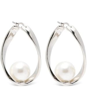 Dries Van Noten Earrings - Metallic