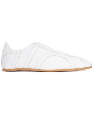 スニーカー toteme Sneakers - TOTEME - Cotton - White TOTEME Recycled cotton-twill sneakers | NET-A-PORTER