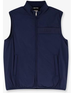 Dior Dior Sleeveless Jacket With Padding - Blue