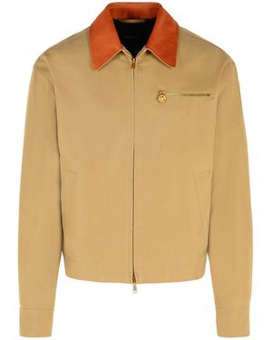 Versace Cotton Jacket - Natural