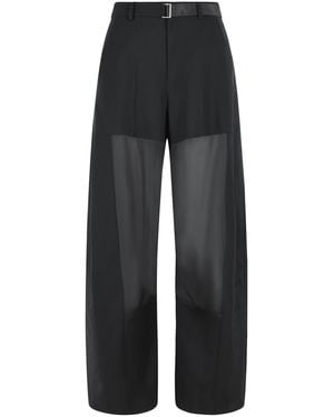 Sacai Wool Pants - Black
