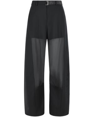 Sacai Wool Pants - Black