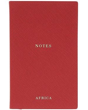 Prada Leather Africa Notebook - Red