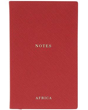 Prada Leather Africa Notebook - Red