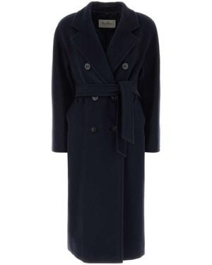 Max Mara Wool Blend Madame Coat - Blue