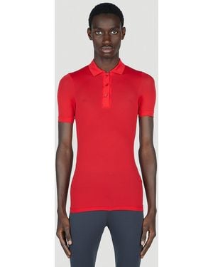 Raf Simons Stocking Polo Top - Red