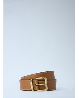 Miu Miu Leather Belt - Blue