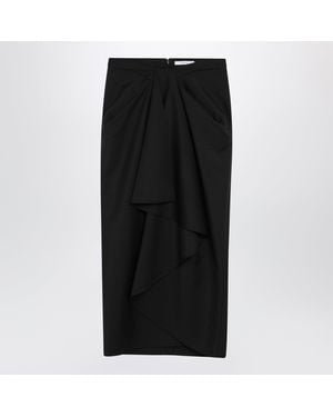 Givenchy Draped Skirt - Black