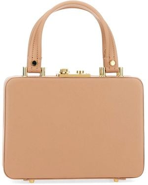 Gianvito Rossi Mini Handbag 'Valì' - Natural