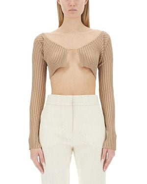 Jacquemus La Maille Pralu Cardigan - White