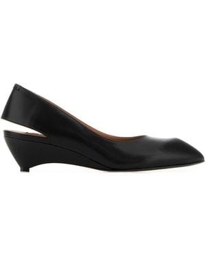 Jil Sander Leather Pumps - Black