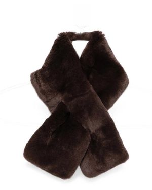 Yves Salomon Scarves - Black