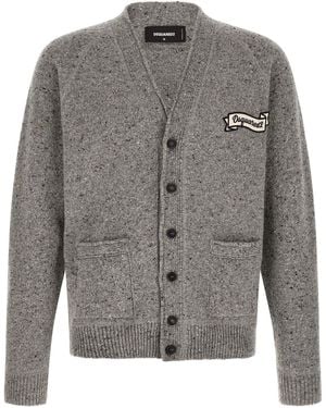 DSquared² 'Basic Cardigan - Gray