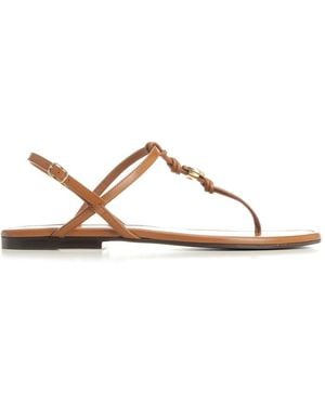 Celine "Penny" Sandal - Brown