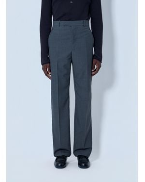 Jil Sander Tailored Wool-Blend Pants - Blue