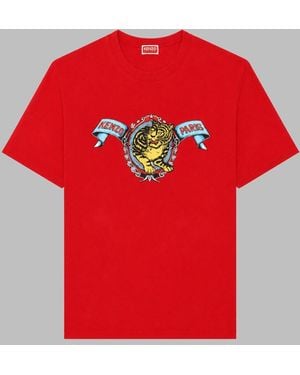 KENZO Graphic T-Shirt - Red