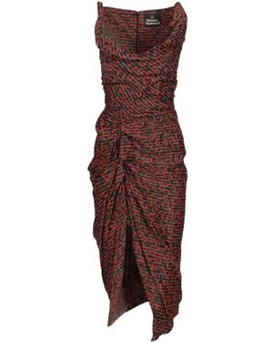 Vivienne Westwood Panther Sleeveless Dress - Purple