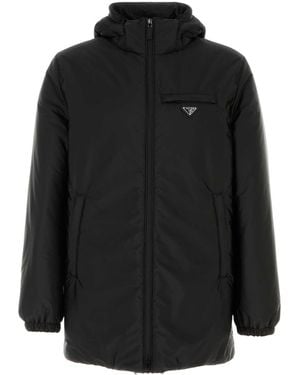 Prada Nylon Down Jacket - Black
