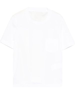 Sacai Cotton T-Shirt - White