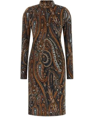 Etro Jacquard Chenille Dress - Multicolor