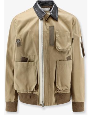 Sacai Cotton Chino Jacket - Natural