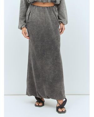 DIESEL O-Tulip Maxi Skirt - Gray