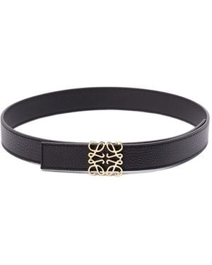 Loewe Anagram Leather Belt - Multicolor