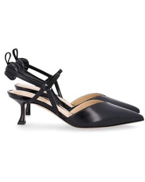 Fendi "Very Colibrì" Slingbacks - Black