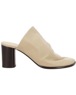 Lemaire Slip-On Mules - Natural