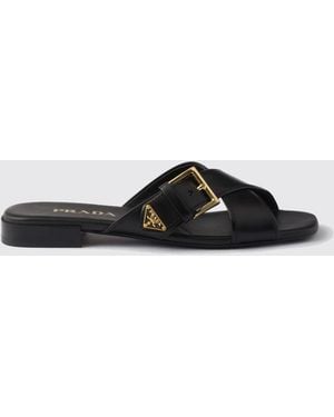 Prada Heeled Sandal - Black