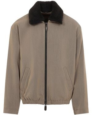 Giorgio Armani Blouson Jacket - Brown