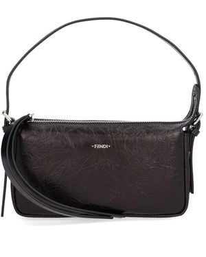 Fendi Zip Top Small Vit Jamie - Black