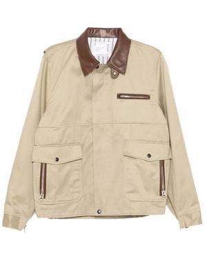 Sacai Neutrals Jackets - Natural