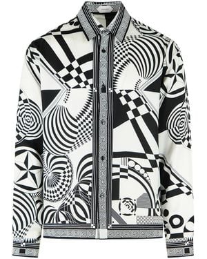 Versace Silk Twill Shirt - Black