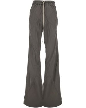 Rick Owens 'Bias' Pants With Elastic Waist With Drawstring - Gray